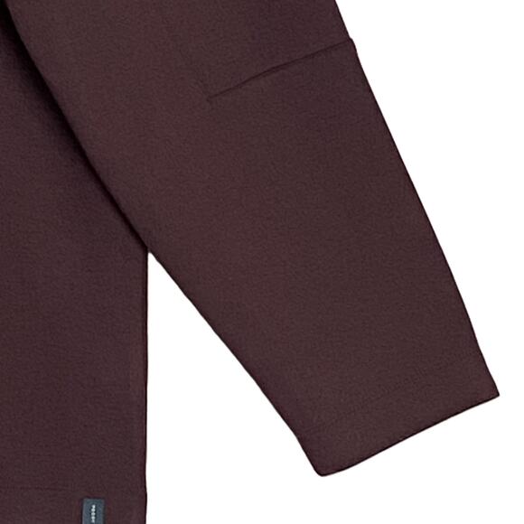 Perry Ellis Men's XLT Big & Tall 1/4 Zip Pullover Sweatshirt Dark Red NEW - Picture 5 of 10